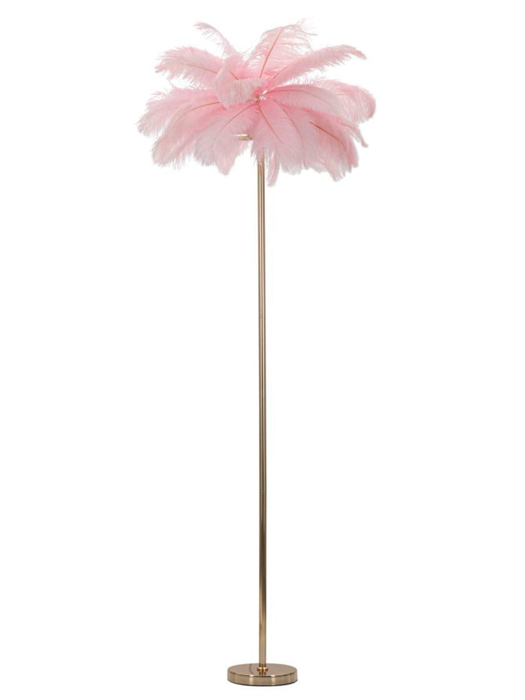 Lampada da terra in metallo rosa, Ø55x160 cm – Palm