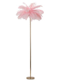 Lampada da terra in metallo rosa, Ø55x160 cm – Palm