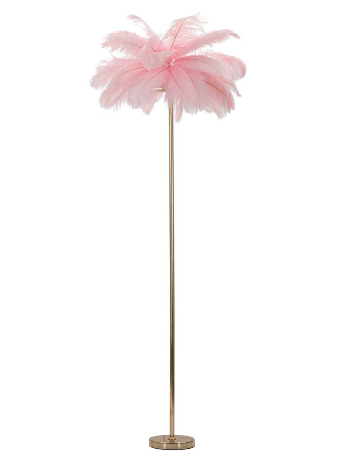 Lampada da terra in metallo rosa, Ø55x160 cm – Palm