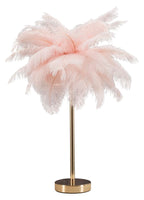 Lampada da tavolo Palm rosa, Ø40x55 cm