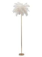 Lampada da terra in metallo bianco, Ø55x160 cm – Palm