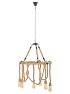 Lampadario a sospensione in metallo, Ø64x90 cm – Rope Circle