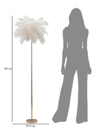 Lampada da terra Palm bianca, Ø55x160 cm – dettaglio 4