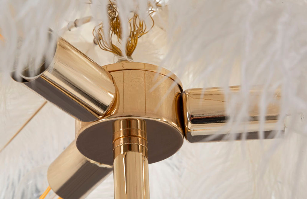 Lampada da terra Palm bianca, Ø55x160 cm – dettaglio 2