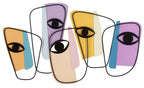 Pannello da muro Eyes, 120x2x72 cm