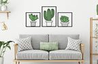 Pannello da muro Cactus set 3pz 33x1,3x46,5-33x1,3x33 – dettaglio 4