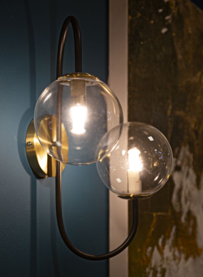 Lampada da muro Iron Black, 36x24x45 cm – dettaglio 4