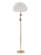 Lampada da terra in metallo bianco, Ø50x165 cm – Slim