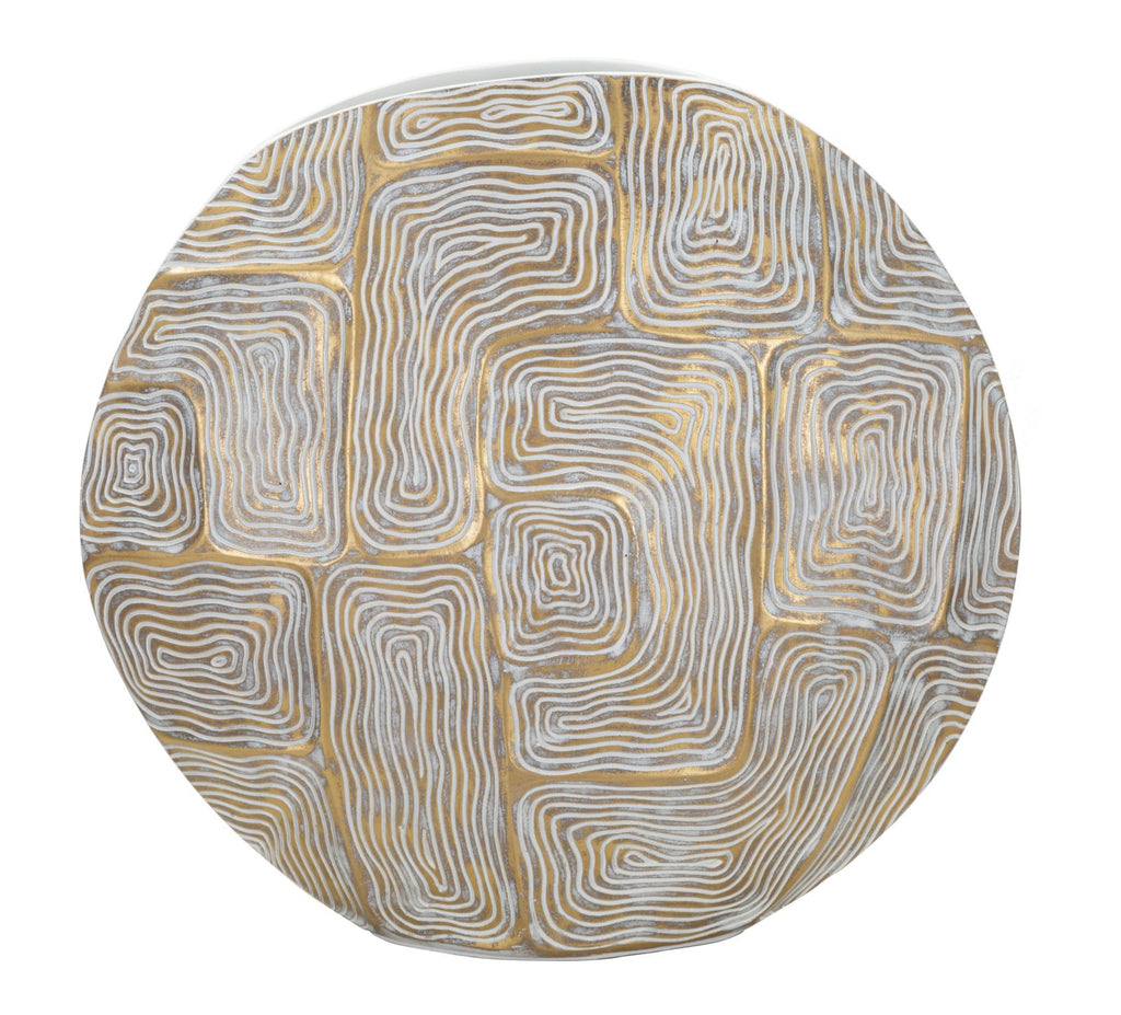 Vaso resina Eclips, 36x11x34,5 cm