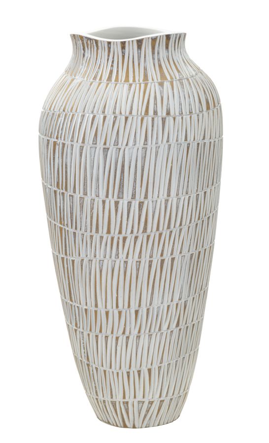 Vaso resina Stiky, Ø23x50 cm
