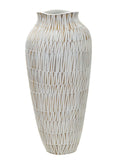Vaso decorativo in resina oro, Ø23x50 cm – Stiky