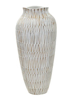 Vaso decorativo in resina oro, Ø23x50 cm – Stiky