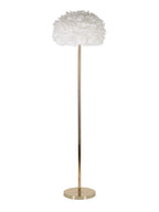 Lampada da terra in metallo bianco, Ø43x170 cm – Feathers Slim