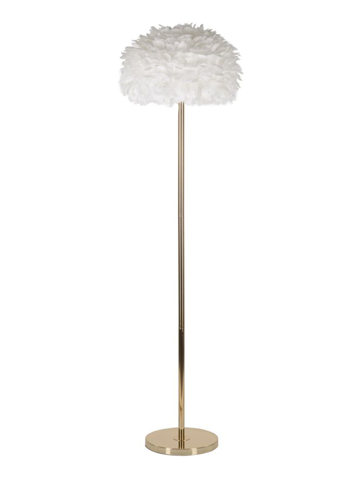 Lampada da terra in metallo bianco, Ø43x170 cm – Feathers Slim
