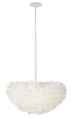 Lampadario Feather, Ø60x30 cm