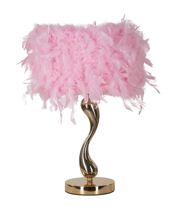 Lampada da tavolo Cart rosa, Ø25x47 cm