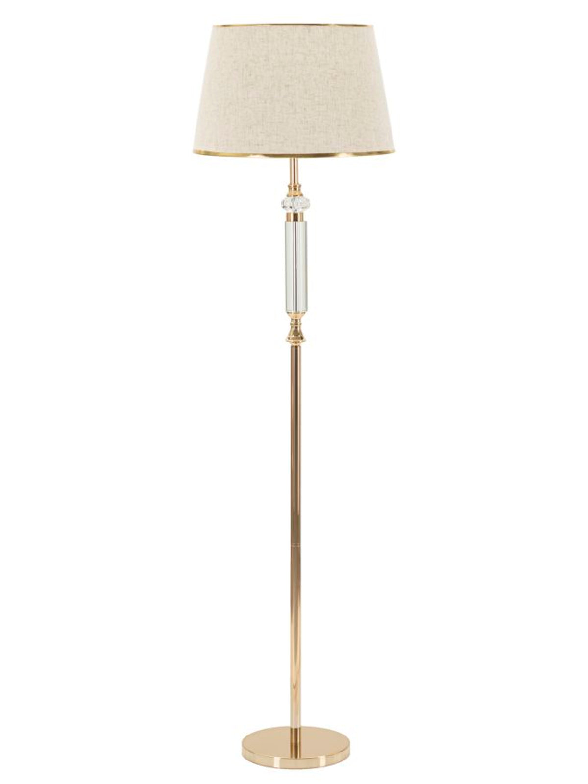 Lampada da terra in metallo oro, Ø45x165 cm – Praga