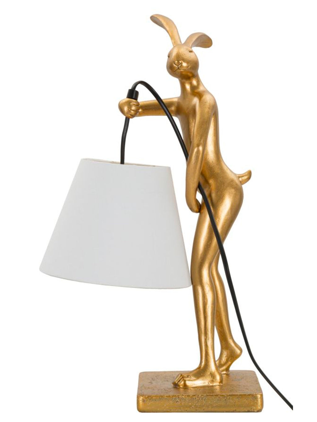 Lampada da tavolo in resina oro, 26x16x47 cm – Rabbit Stand