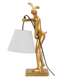 Lampada da tavolo in resina oro, 26x16x47 cm – Rabbit Stand