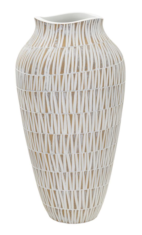 Vaso resina Stiky, Ø22x44 cm