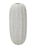Vaso decorativo in resina oro, Ø18,5x46 cm – Leaf