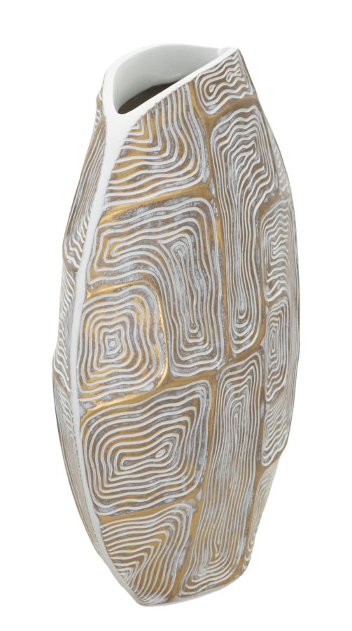 Vaso resina Eclips, 36x11x34,5 cm