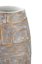 Vaso resina Eclips Tower, 24x11,5x59,5 cm