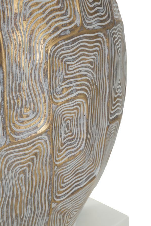 Lampada da tavolo resina Eclips, Ø38x64 cm – dettaglio 2