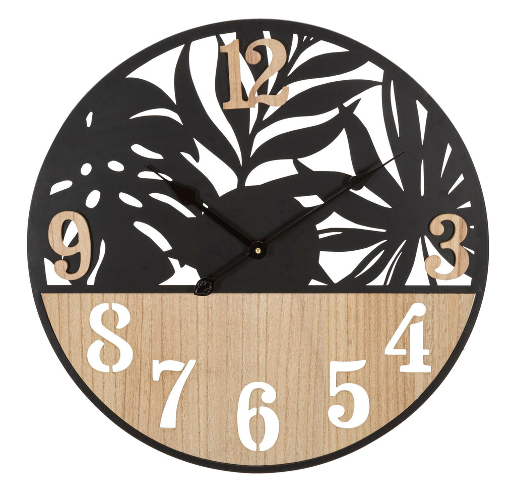 Orologio da muro Palm, Ø60x2,5 cm