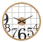 Orologio da muro Numbers, Ø60x2,5 cm