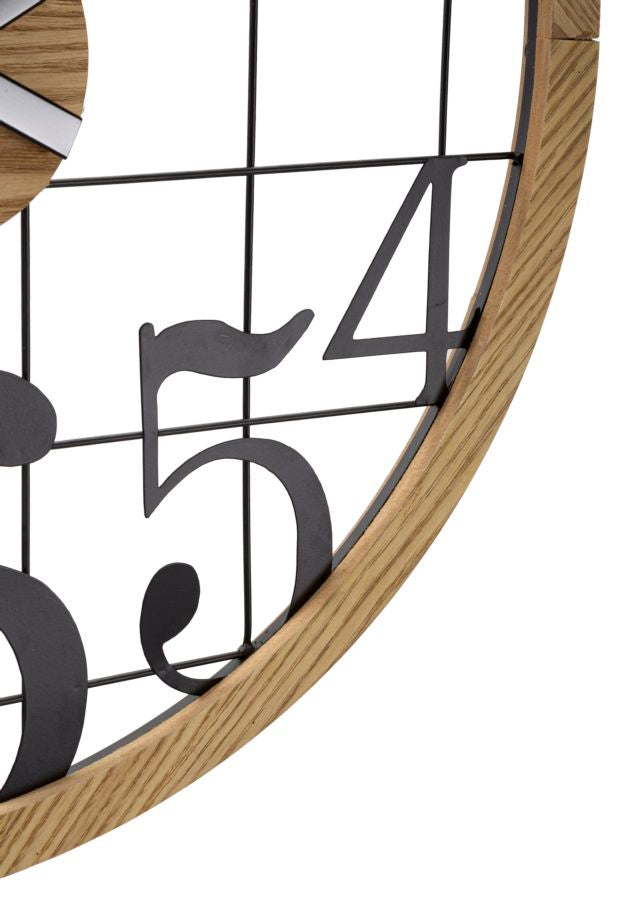 Orologio da muro Numbers, Ø60x2,5 cm – dettaglio 1