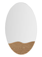 Specchio da parete in legno multicolore, 50x1,5x80 cm – Lines