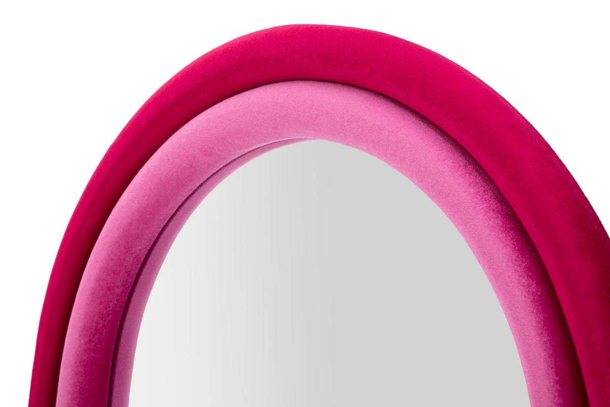 Specchio da muro Cloe Velluto Fuxia - foto 3
