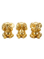 Scultura decorativa in resina oro, Ø15,5x20,5 cm – Elefante Non Vedo/non