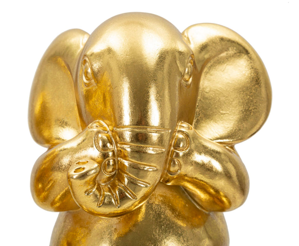 Elefante Non Vedo/non Sento/ Non Parlo set da 3 Pz, Ø15,5x20,5 cm – dettaglio 4