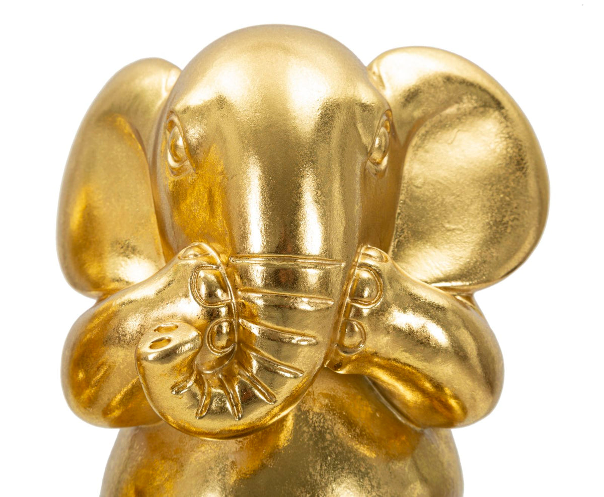Elefante Non Vedo/non Sento/ Non Parlo set da 3 Pz, Ø15,5x20,5 cm – dettaglio 4