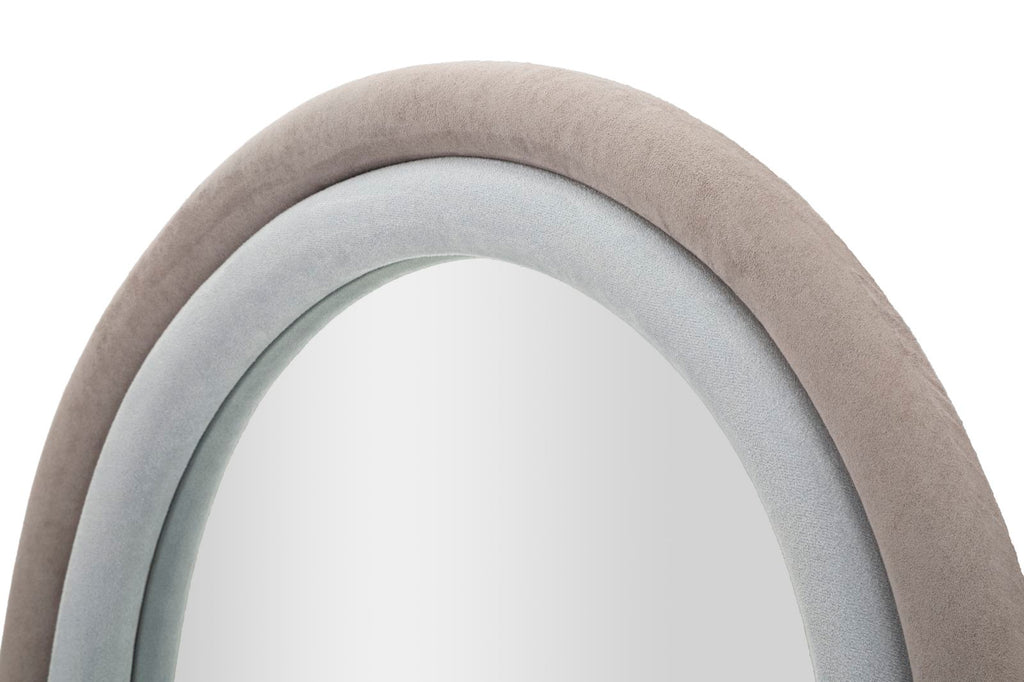 Specchio da muro Cloe Velluto Grigio - foto 4