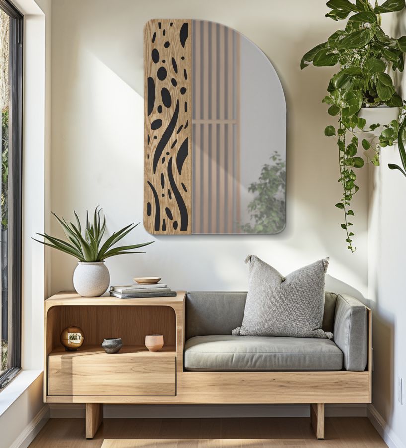Specchio da muro Terry, 60x1x90 cm – dettaglio 4