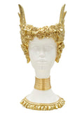 Scultura decorativa in resina bianca, 15x14,5x32 cm – Athena