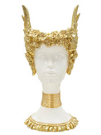 Scultura decorativa in resina bianca, 15x14,5x32 cm – Athena