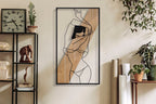 Pannello da muro Strip ferro e Wood, 50x2x90 cm – dettaglio 4