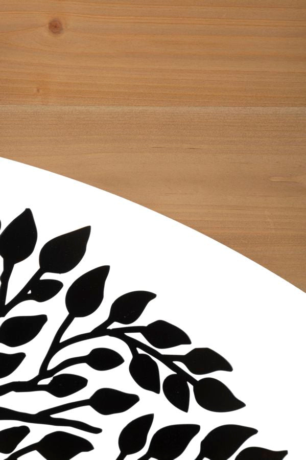 Pannello da muro Arc ferro e Wood set 3PZ, 105x2x70 cm