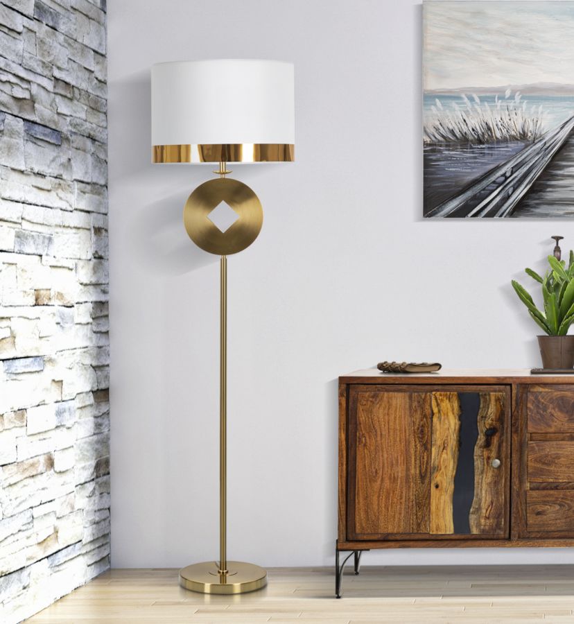 Lampada da terra Coin, Ø40x151 cm – dettaglio 4