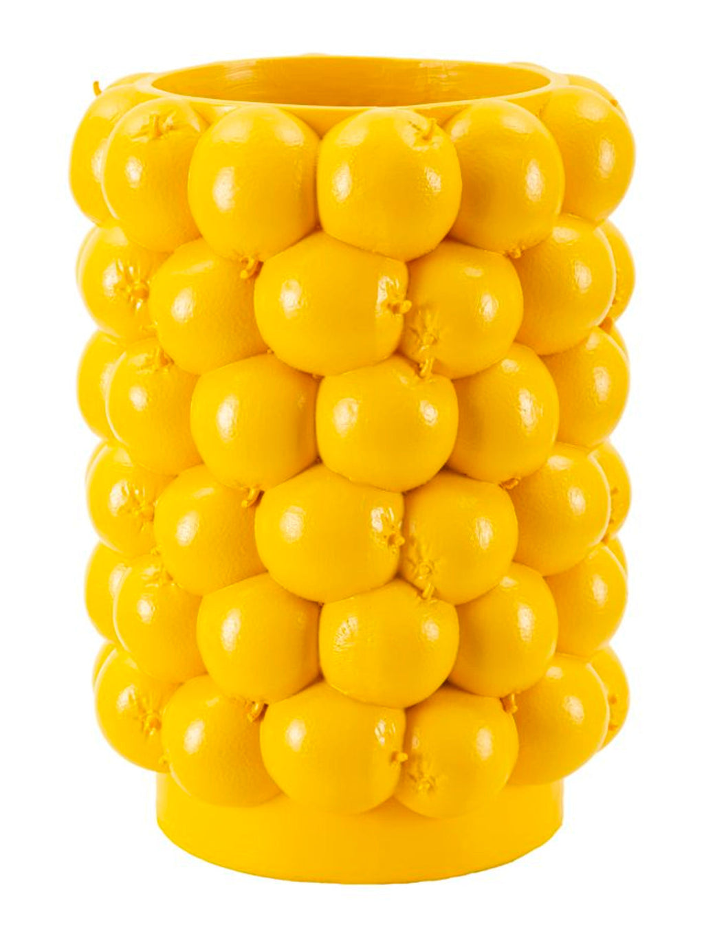 Vaso decorativo in resina, Ø21x28 cm – Lemons