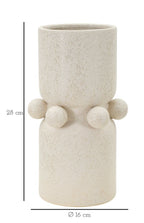 Vaso ceramica Bubbles, Ø16x28 cm