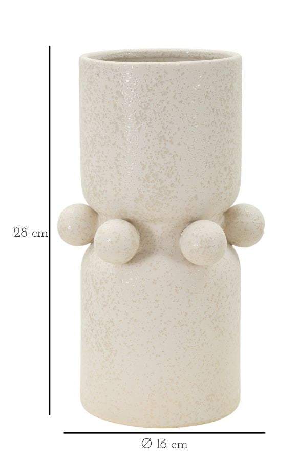 Vaso ceramica Bubbles, Ø16x28 cm