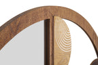 Specchio da muro Block, Ø80x3 cm – dettaglio 3