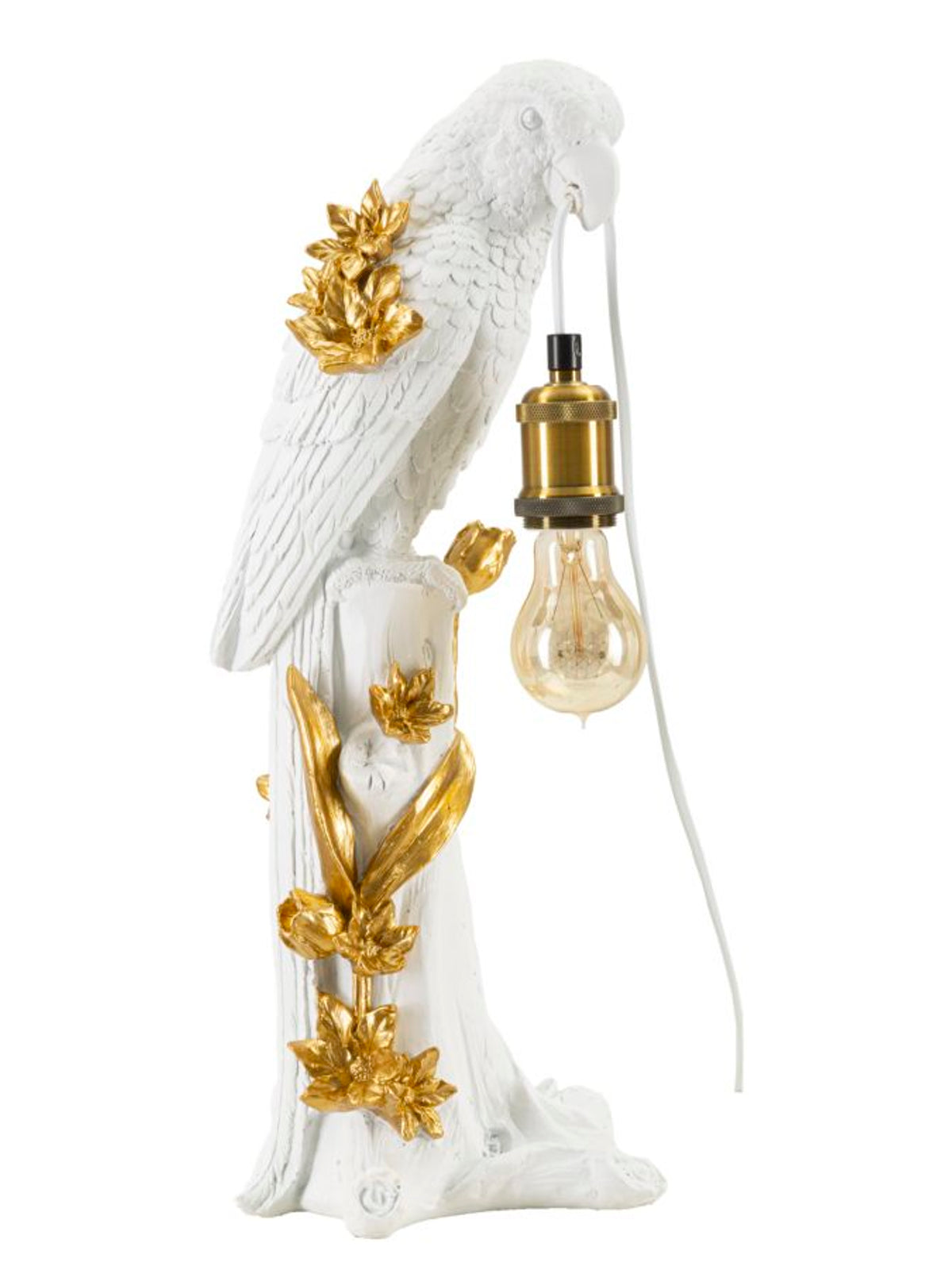 Lampada da tavolo in resina, 20x20x50,5 cm – Pappagallo