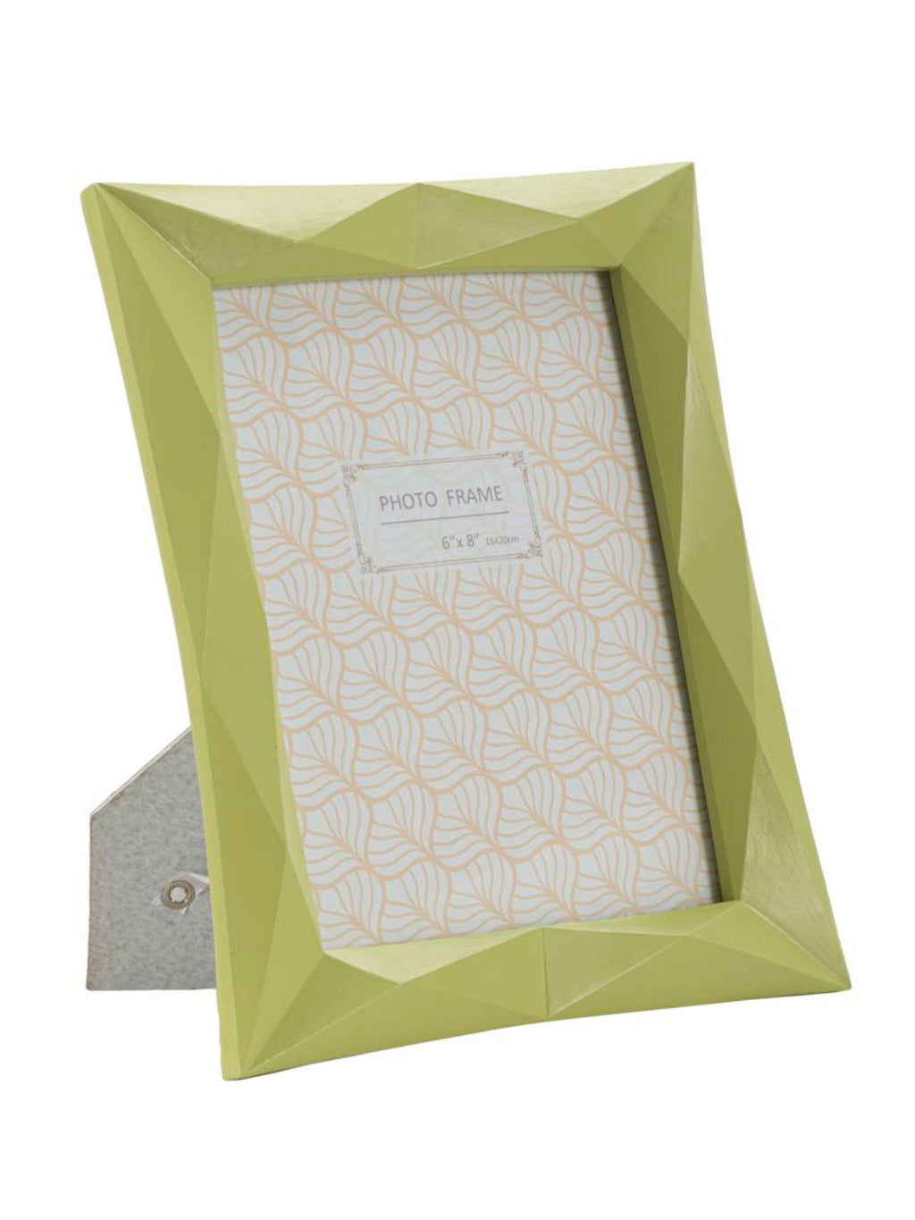 Cornice portafoto in resina verde, 21,5x2,5x25,8 cm – Greeny