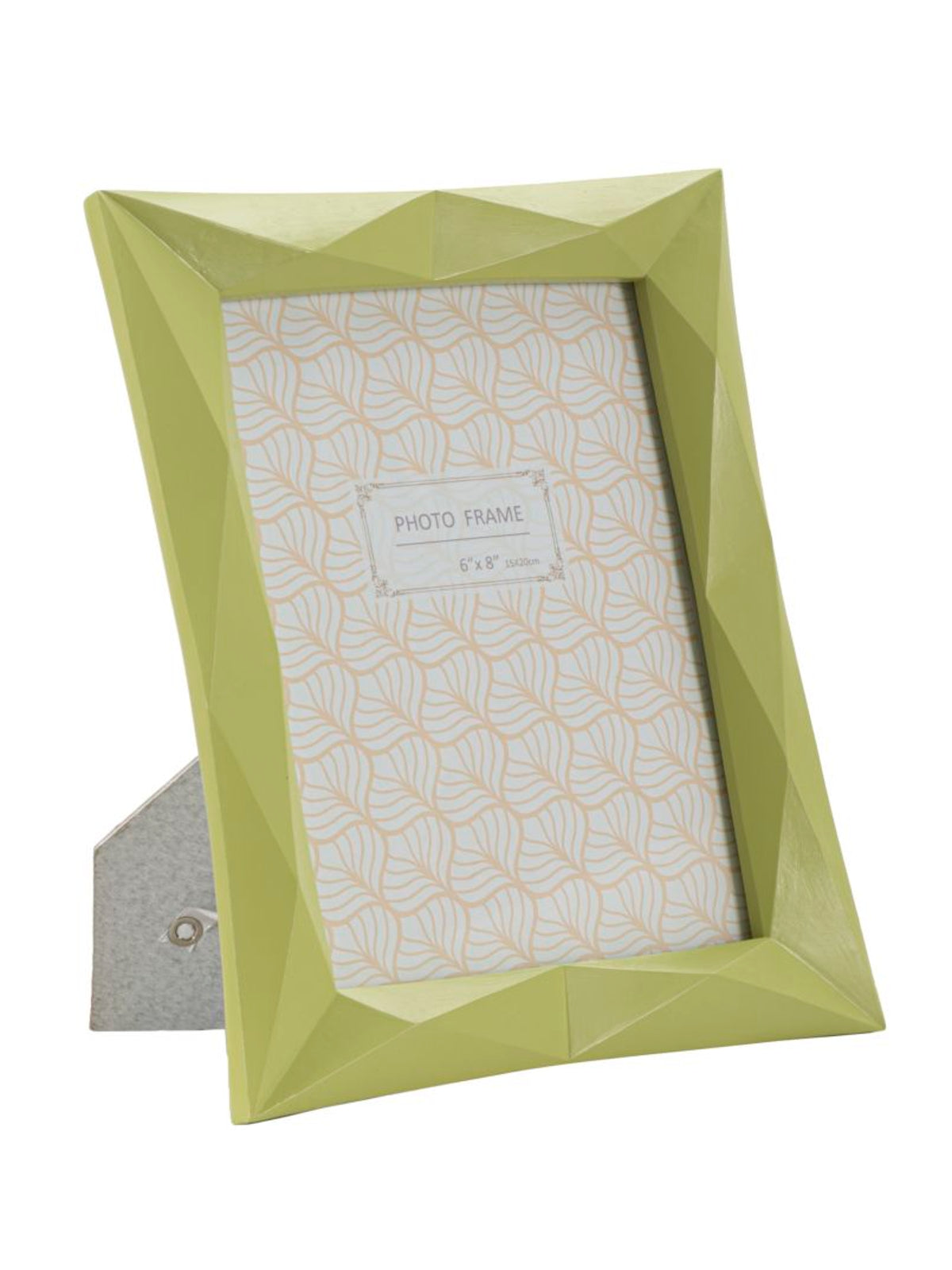 Cornice portafoto in resina verde, 21,5x2,5x25,8 cm – Greeny